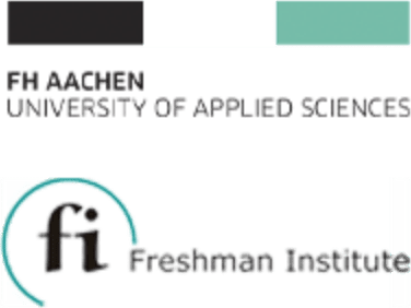 Logo of FH Aachen University of Applied Sciences and Freshman Institute, often referenced by study abroad consultants for students aiming to pursue higher education in Germany