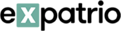 The Expatrio logo typically consists of the company name Expatrio in a clean, modern sans-serif font, with a combination of dark blue and green colors