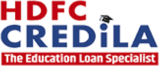 Logo of HDFC Credila, a financial services company specializing in education loans