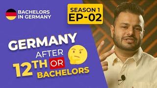 A person named Amratpal singh Sohal is the best German Education consultants discussing studying in Germany at top German universities after completing 12th or a bachelor's degree, highlighting Bachelors in Germany and episode details, including Season 1, Episode 2