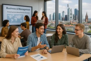 Students studying English bachelors in Germany, showcasing study abroad in Germany and high-quality education in Germany.